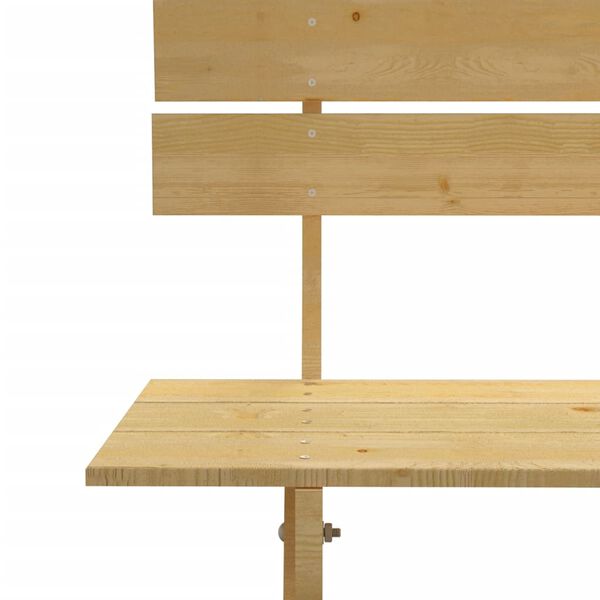 vidaXL Tuinbank 150 cm ge&iuml;mpregneerd grenenhout