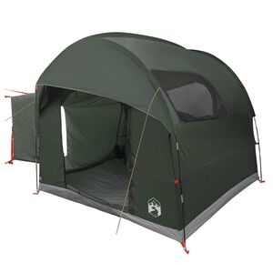 vidaXL Tailgate Tent met Regenfly Waterdicht Legergroen