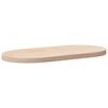 vidaXL Tafelblad 90x45x2,5 cm massief grenenhout ovaal