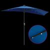 vidaXL Tuinparasol Azurblauw 294 x 150 x 223 cm Polyester en staal