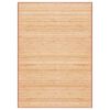 vidaXL Tapijt 120x180 cm bamboe bruin