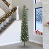 vidaXL Kunstkerstboom Groen 300 cm PVC en Staal en Kunststof