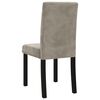 vidaXL Eetkamerstoelen 6 st fluweel lichtgrijs