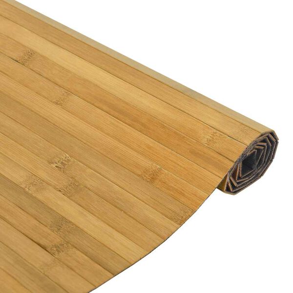 vidaXL Vloerkleed rechthoekig 60x200 cm bamboe naturel