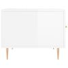 vidaXL Salontafels 2 st 50x50x40 cm bewerkt hout hoogglans wit