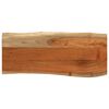 vidaXL Tafelblad rechthoekig natuurlijke rand 80x40x3,8 cm acaciahout