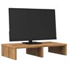 vidaXL Monitorstandaard 50x27x10 cm bewerkt hout artisanaal eikenkleur