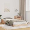 vidaXL Bedframe Bruin 80 x 200 cm Massief grenenhout