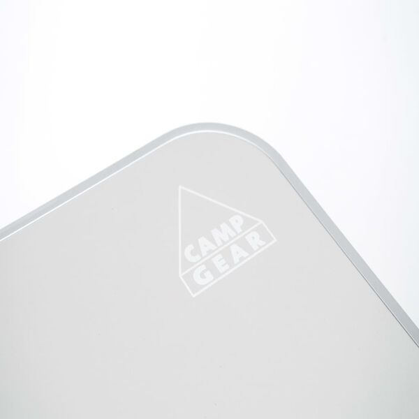 Camp Gear Inklapbare kampeertafel grijs staal 1405060