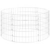 vidaXL Gabion paal rond &Oslash;100x50 cm gegalvaniseerd staal