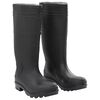 vidaXL Regenlaarzen maat 39 PVC zwart