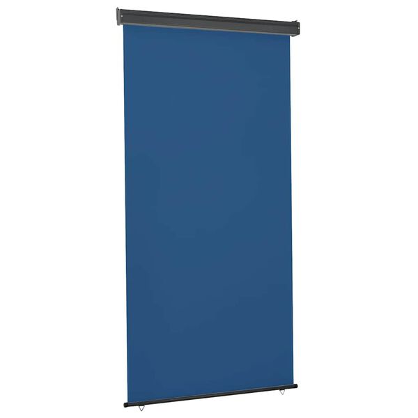 vidaXL Balkonscherm 125x250 cm blauw