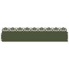 vidaXL Gazonranden 30 st 103 x 0,05 x 22 cm Staal Olijfgroen