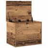 vidaXL Opslagdoos met opslag Oud hout 60 x 42 x 46 cm Bewerkt hout