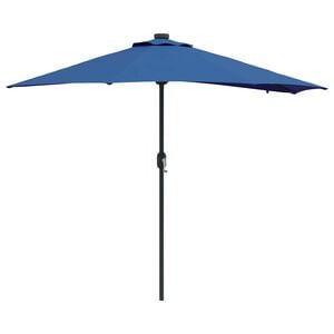 vidaXL Tuinparasol Blauw 294 x 150 x 223 cm Stof