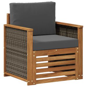 vidaXL Buiten Midden Sofa Naturel