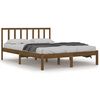 vidaXL Bedframe massief grenenhout honingbruin 160x200 cm