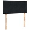 vidaXL Ottoman bed met matras 100x200 cm fluweel zwart