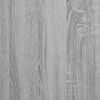 vidaXL Hoge kast 70x35x180 cm bewerkt hout grijs sonoma eikenkleurig