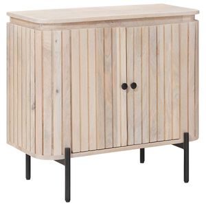 vidaXL Dressoir 70 x 30 x 65 cm Massief Mango Hout en Geengineerd Hout