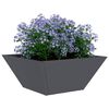 vidaXL Tuin Bloempot 5 pcs Antraciet 35 x 35 x 15 cm Koudgewalst staal