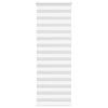 vidaXL Zebra rolgordijn 70x200 cm stofbreedte 65,9 cm polyester wit