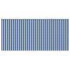 vidaXL Buitenrolgordijn 90% UV-blok Blauw en Witte Streep 240 x 230 cm