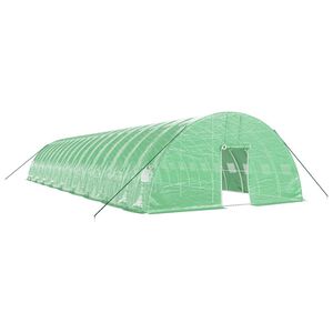 vidaXL Tuinkas met stalen frame 108 m&sup2; 18x6x2,85 m groen