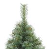 vidaXL Kunstkerstboom met 300 LED met standaard Groen 210 cm PE en PVC