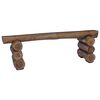vidaXL Bank Naturel 110 x 30 x 34 cm Massief Teakhout