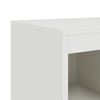 vidaXL Dressoir 100,5x39x107 cm staal wit