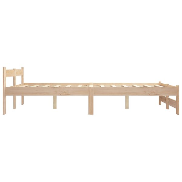 vidaXL Bedframe massief grenenhout 180x200 cm
