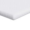 vidaXL matrastopper Wit 200 x 200 cm Jacquard Stof