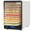 vidaXL Voedseldroger met 10 lades 550 W wit