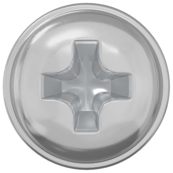 vidaXL Vergrendelingsschroeven Effen 12 pcs Zilver M4 x 5 mm IJzer