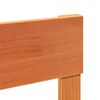 vidaXL Bedframe zonder matras massief grenenhout wasbruin 120x190 cm