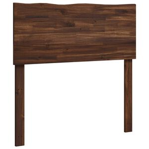 vidaXL Live Edge Hoofdbord ROSTOCK Donkerbruin 80 cm