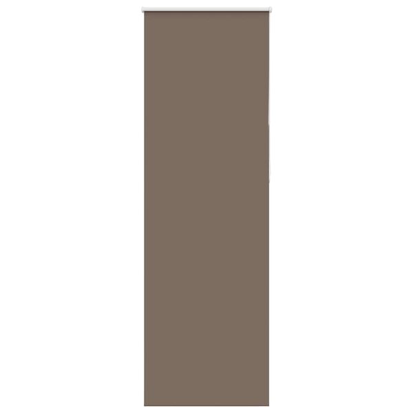 vidaXL Rolgordijn verduisterend koffie 80x230 cm stofbreedte 75,7 cm