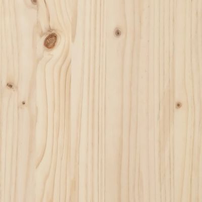 vidaXL Bedframe massief grenenhout 100x200 cm