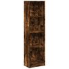 vidaXL Boekenkast 40x24x176 cm bewerkt hout gerookt eikenkleurig