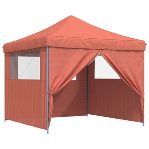 vidaXL Partytent 292 x 292 x 315 cm Terracotta Oxford Stof