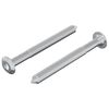 vidaXL Bout 2 pcs Zilver M6 x 60 mm Staal