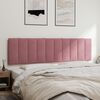 vidaXL Hoofdbordkussen "Hanko" 180 cm fluweel roze