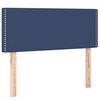 vidaXL Boxspring met matras en LED stof blauw 120x190 cm