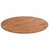 vidaXL Tafelblad rond &Oslash;50x1,5 cm behandeld massief eiken lichtbruin