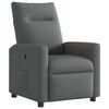 vidaXL Relaxfauteuil Donkergrijze Stof