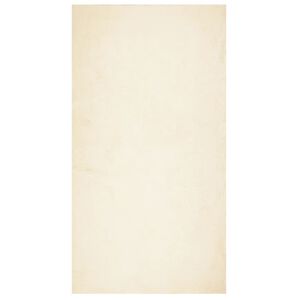 vidaXL Vloerkleed HUARTE laagpolig zacht wasbaar 60x110 cm cr&egrave;me