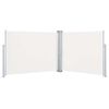 vidaXL Windscherm uittrekbaar 170x1000 cm cr&egrave;me
