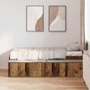 vidaXL Bedframe met lade met opslag Oud Hout 80 x 200 cm Bewerkt hout