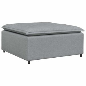 vidaXL Modulaire voetenbank module 100x100x48 cm lichtgrijs